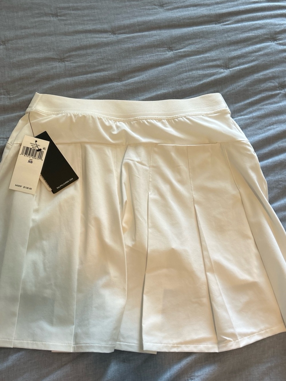 Ralph RLX athletic wear white skirt paddle ball tennis back to school